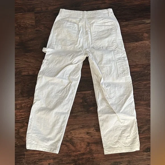 SOLD Free Assembly White Cargo Pants - Picture 2 of 3